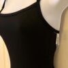 GK JAZZ DANCE LADIES SMALL BLACK SYLKTECH CAMISOLE DANCE CHEER LEOTARD Sz AS - Image 3
