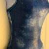 GK ICE FIGURE SKATE ADULT SMALL BLUE TIE-DYE FOIL PRINT CAMISOLE DRESS Sz AS - Image 2