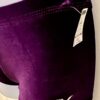 GK WORKOUT SHORTS ADULT X-SMALL MICRO MINI EGGPLANT VELVET CHEER DANCE GYMNAS XS - Image 4