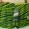 GK MICRO MINI CHEER ADULT SMALL WORKOUT SHORTS GREEN STRIPE FOIL PRINT Sz AS