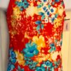 GK FLORAL PRINT CHILD X-SMALL MULTI-CONYLON/SPANDEX GYMNASTIC TANK LEOTARD SZ XS