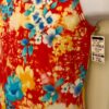 GK FLORAL PRINT CHILD X-SMALL MULTI-CONYLON/SPANDEX GYMNASTIC TANK LEOTARD SZ XS - Image 3