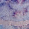 GK ICE FIGURE SKATE LgSLV ADULT SMALL LAVENDER FOIL PRINT & VELVET DRESS Sz AS - Image 7