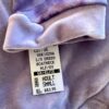 GK ICE FIGURE SKATE LgSLV ADULT SMALL LAVENDER FOIL PRINT & VELVET DRESS Sz AS - Image 8