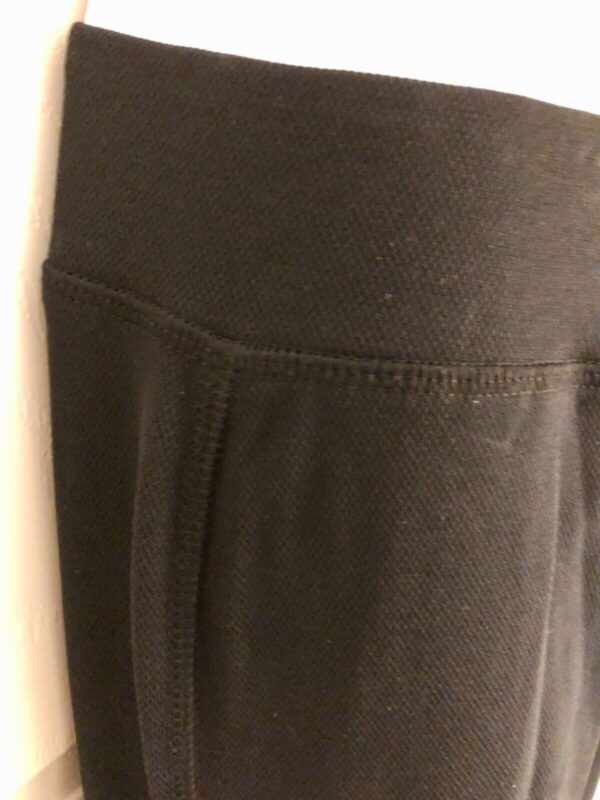 GK WARM-UP ADULT SMALL MICRO KNIT BLACK PANTS GYMNAST SKATE DANCE CHEER AS NWT! - Image 4