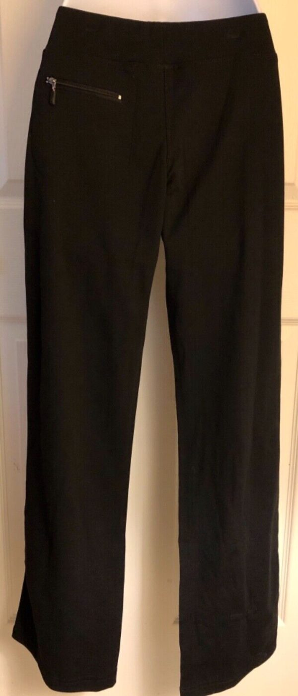 GK WARM-UP ADULT SMALL MICRO KNIT BLACK PANTS GYMNAST SKATE DANCE CHEER AS NWT! - Image 5