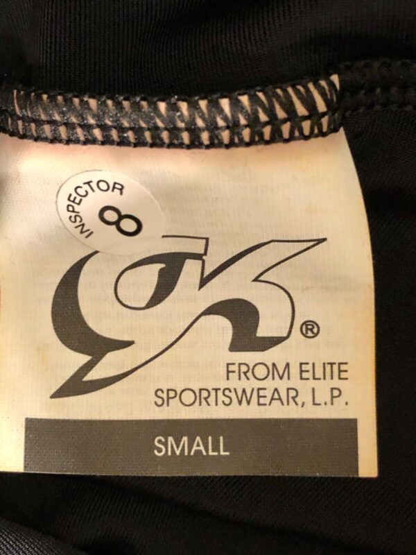 GK CHILD SMALL MINI WORKOUT SHORTS BLACK VELVET CHEER DANCE GYMNASTICS Sz CS NWT - Image 7