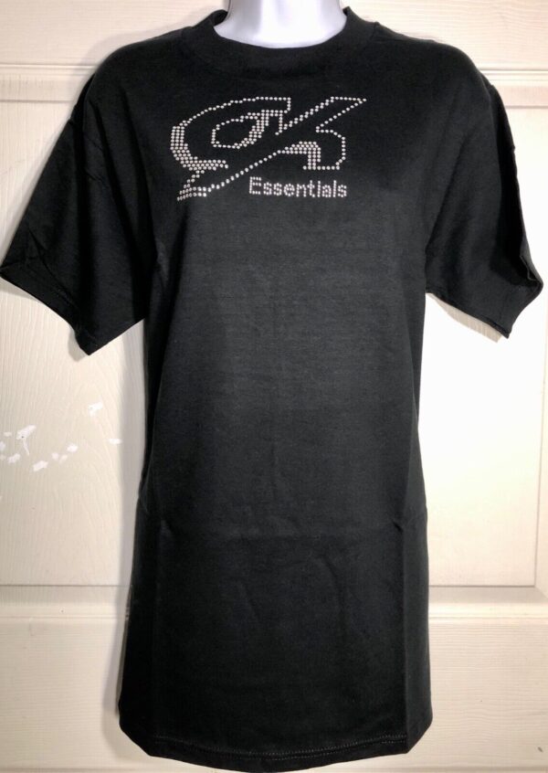 GK TSHIRT ADULT LARGE BLACK METALLIC JA Sz AL