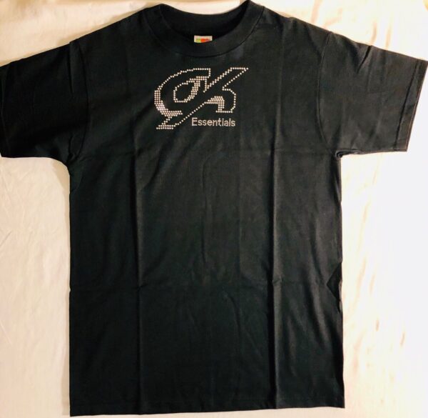 GK TSHIRT ADULT LARGE BLACK METALLIC JA Sz AL - Image 3