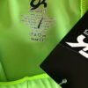 GK NEON GREEN CHILD LARGE MICRO MINI NYLON/SPANDEX DANCE WORKOUT SHORTS Sz CL - Image 6