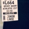 GK JUNIOR LARGE COTTON/POLY GYMNASTS CHEER ATHLETIC CUT SPORT SHORTS Sz J10+ AL - Image 8