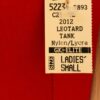 GK BASIC TANK LADIES SMALL RED NYLON/SPANDEX GYMNASTICS DANCE LEOTARD Sz AS NWT - Image 5
