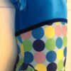 GK ICE FIGURE SKATE GIRLS SMALL CAP SLV TURQ VELVET FOIL PRINT WHALE DRESS CS - Image 4