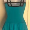 GK ICE FIGURE SKATE ADULT X-SMALL BLUE MICROFIBER SQUARE NECK SLVLS DRESS AXS - Image 7