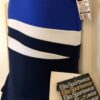 GK ICE FIGURE SKATE DRESS GIRLS SMALL MICROFIBER SLVLS ROYAL NAVY Sz CS  NWT! - Image 4