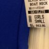 GK ICE FIGURE SKATE DRESS GIRLS SMALL MICROFIBER SLVLS ROYAL NAVY Sz CS  NWT! - Image 5