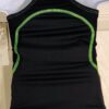 GK Elite Tank Gymnastic Dance Workout Nylon Leotard Black Lime Sz CS - Image 2