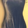 GK DANCE BIKETARD LIGHT BLUE VELVET ADULT SMALL GYMNASTICS FITNESS TANK Sz AS