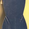 GK DANCE BIKETARD LIGHT BLUE VELVET ADULT SMALL GYMNASTICS FITNESS TANK Sz AS - Image 2