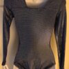 GK LgSLV LADIES SMALL BLUE SPOTLIGHT FOIL GYMNASTICS DANCE LEOTARD Sz AS NWT! - Image 5