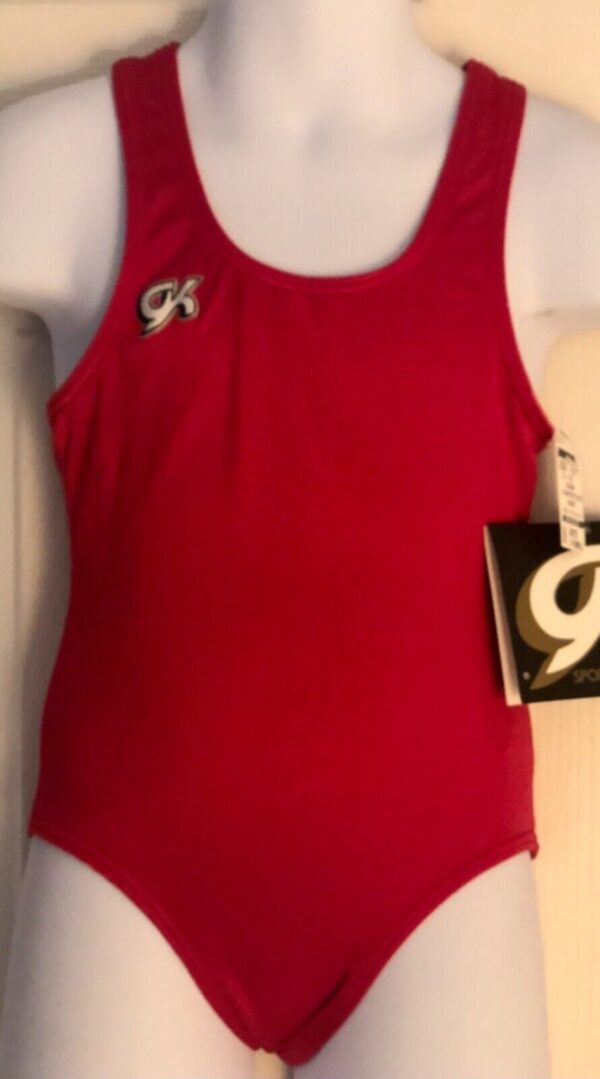 GK COMPETITION SHIRT SINGLET CHILD X-SMALL RED N/S TRADITIONAL LEG CUT Sz CXS