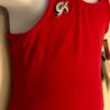 GK COMPETITION SHIRT SINGLET CHILD X-SMALL RED N/S TRADITIONAL LEG CUT Sz CXS - Image 2