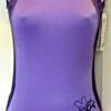 NASTIA LIUKIN GK CHILD LARGE LILAC N/S PURPLE FOIL JA GYMNASTS TANK LEOTARD CL
