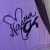NASTIA LIUKIN GK CHILD LARGE LILAC N/S PURPLE FOIL JA GYMNASTS TANK LEOTARD CL - Image 5