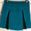 GK ICE SKATE SKIRT ADULT SMALL GREEN VELVET BLACK PLEATS PULL ON SKIRT Sz AS NWT - Image 7