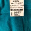 GK ICE SKATE SKIRT ADULT SMALL GREEN VELVET BLACK PLEATS PULL ON SKIRT Sz AS NWT - Image 12