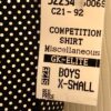 GK COMPETITION SHIRT SINGLET CHILD X-SMALL BLACK HOLOGRAM TRAD LEG CUT Sz CXS up - Image 5