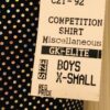 GK COMPETITION SHIRT SINGLET CHILD X-SMALL BLACK HOLOGRAM TRAD LEG CUT Sz CXS up - Image 7