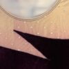 GK LgSLV ADULT SMALL PURPLE VELVET WHITE MESH SPANGLZ GYMNAST DANCE LEOTARD SZ S - Image 2