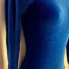 GK LgSLV LADIES SMALL ROYAL GLITTER VELVET GYMNASTICS DANCE LEOTARD Sz AS NWT! - Image 3