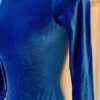GK LgSLV LADIES SMALL ROYAL GLITTER VELVET GYMNASTICS DANCE LEOTARD Sz AS NWT! - Image 4