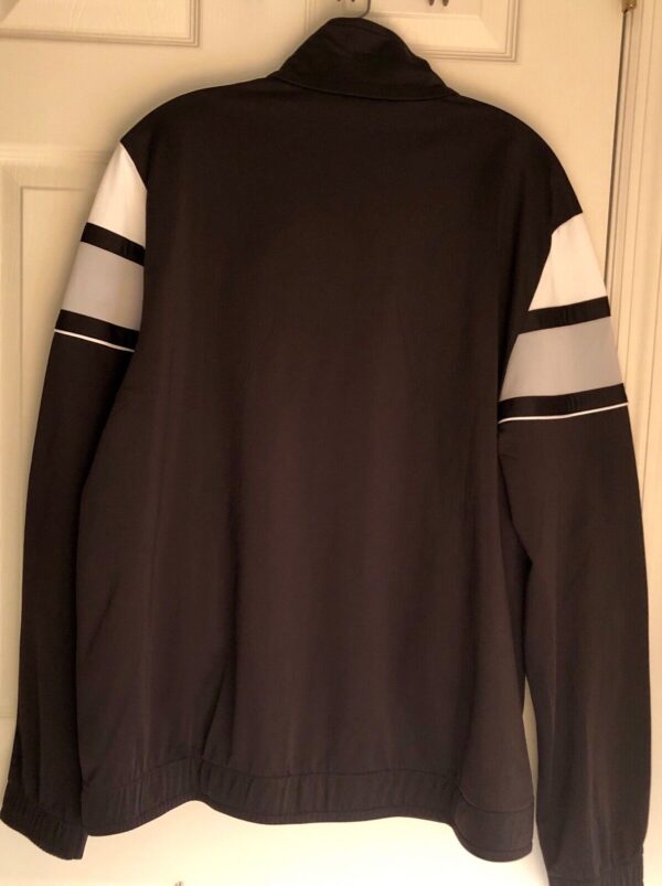 PUMA MENS LONG SLEEVE FULL ZIP COLORBLOCK TRACK JACKET SWEATSHIRT NAVY Sz L EUC! - Image 2