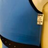 GK CAMISOLE CHILD LARGE BLUE GYMNASTICS DANCE MICROFIBER LEOTARD MESH JA Sz CL - Image 5