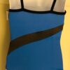 GK CAMISOLE CHILD LARGE BLUE GYMNASTICS DANCE MICROFIBER LEOTARD MESH JA Sz CL - Image 7