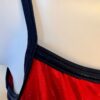 GK DANCE JAZZ ADULT SMALL RED MYSTIQUE NAVY FOIL STRAPS CAMI NYLON/SPAND TOP AS - Image 2