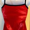 GK DANCE JAZZ ADULT SMALL RED MYSTIQUE NAVY FOIL STRAPS CAMI NYLON/SPAND TOP AS - Image 6