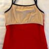 GK DANCE JAZZ ADULT SMALL RED MYSTIQUE NAVY FOIL STRAPS CAMI NYLON/SPAND TOP AS - Image 7