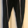 GK BLACK VELVET CHILD X-SMALL WHITE STRIPE SKATE GYMNASTICS WARM-UP PANTS Sz CXS - Image 3