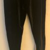 GK BLACK VELVET CHILD X-SMALL WHITE STRIPE SKATE GYMNASTICS WARM-UP PANTS Sz CXS - Image 4