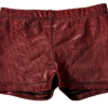 GK RED SHIMMER ADULT X-SMALL MICRO MINI FOIL GYMNAST DANCE WORKOUT SHORTS SZ XS