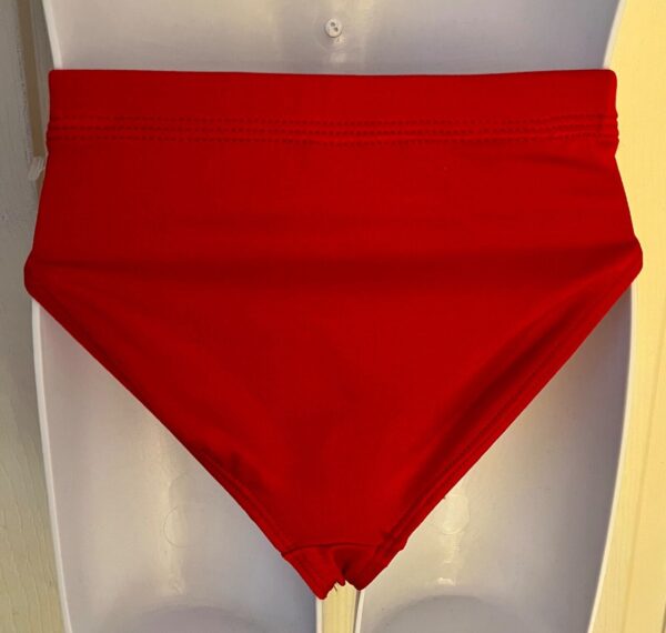 GK ELITE CHILD SMALL TRADITIONAL LEG CUT NYLON/SPANDEX RED SPORTS BRIEF Sz CS - Image 5