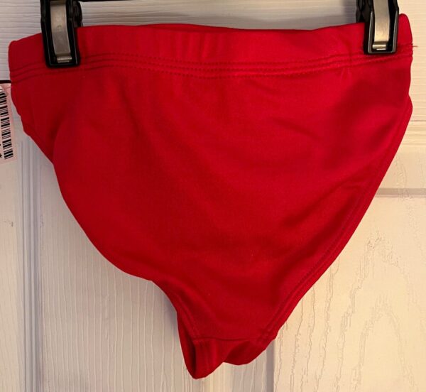 GK ELITE CHILD SMALL TRADITIONAL LEG CUT NYLON/SPANDEX RED SPORTS BRIEF Sz CS - Image 6