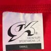 GK ELITE CHILD SMALL TRADITIONAL LEG CUT NYLON/SPANDEX RED SPORTS BRIEF Sz CS - Image 8
