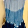 GK ICE FIGURE SKATE LADIES SMALL BLUE TYE-DYE COTTON/SPANDEX TANK DRESS Sz AS - Image 8