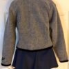 GK FITTED ICE SKATE JACKET CHILD UNISEX SMALL GRAY FLEECE VELVET TRIM ZIP SZ S - Image 6
