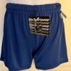 GK BOYS LARGE BLUE GYMNASTICS RUNNING COMPETITION NYLON/SPANDEX LONG SHORTS CL - Image 2